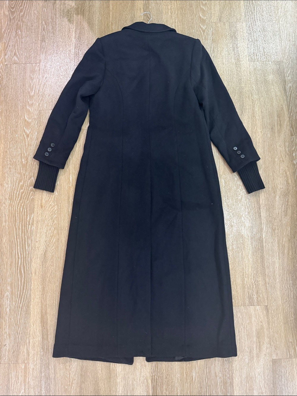 FAVORITE DAUGHTER The City Coat Wool Cashmere Tailored Longline Blazer black L - Picture 9 of 14